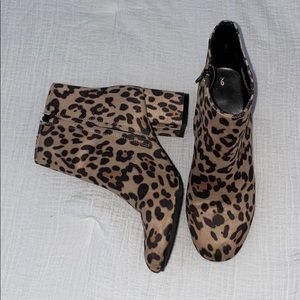 Cheetah booties